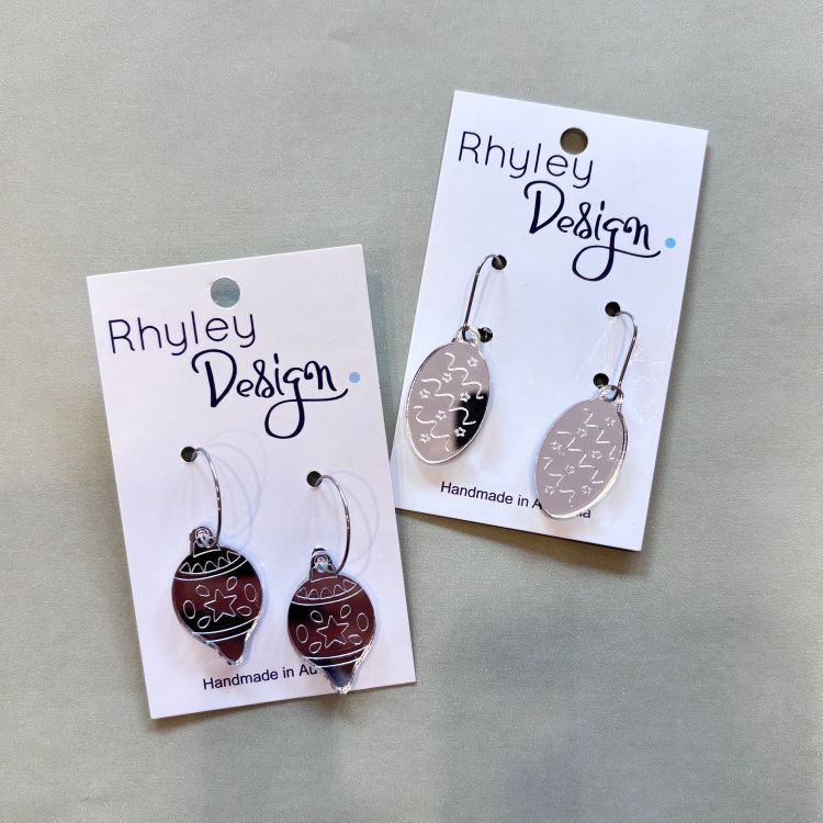 Handmade Christmas Statement Earrings