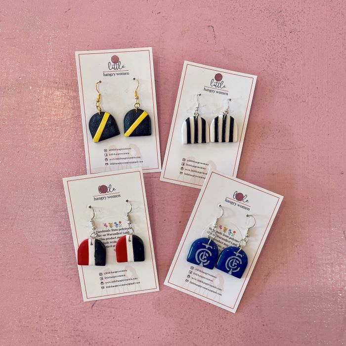 AFL Football Earrings