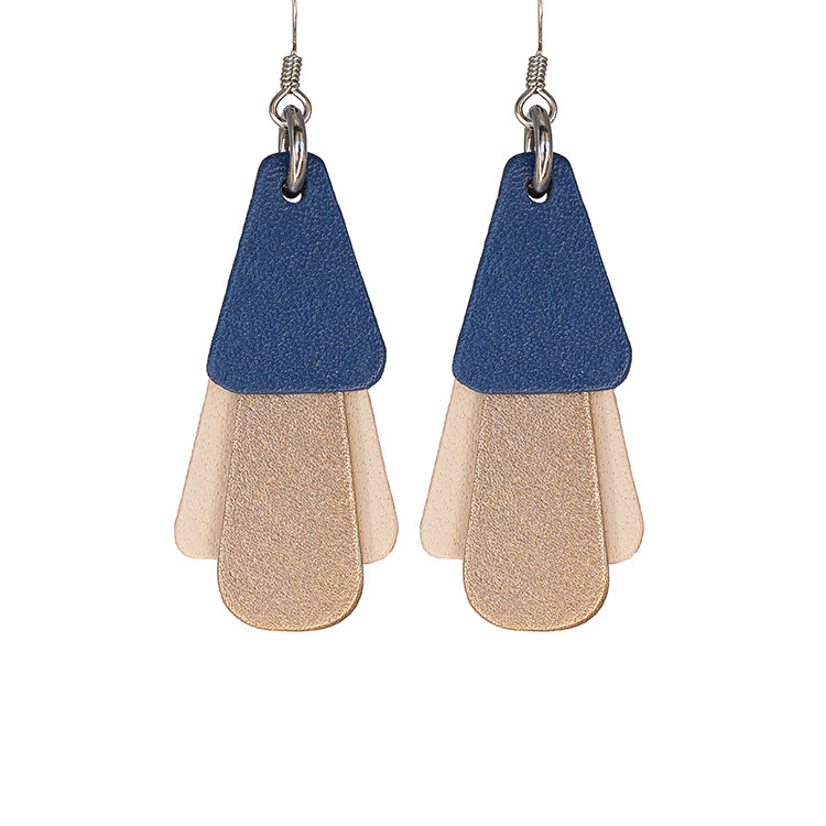 Handmade Leather Earrings - Jazz