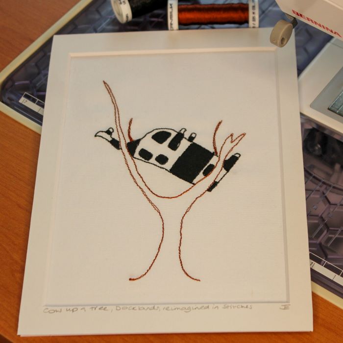 Handmade Melbourne Screen Printed & Embroidered Artwork