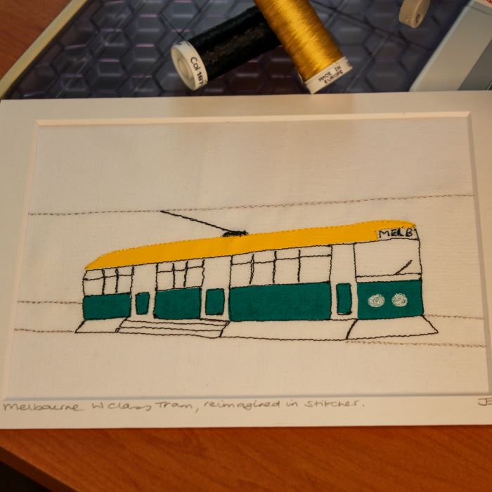Handmade Melbourne Screen Printed & Embroidered Artwork