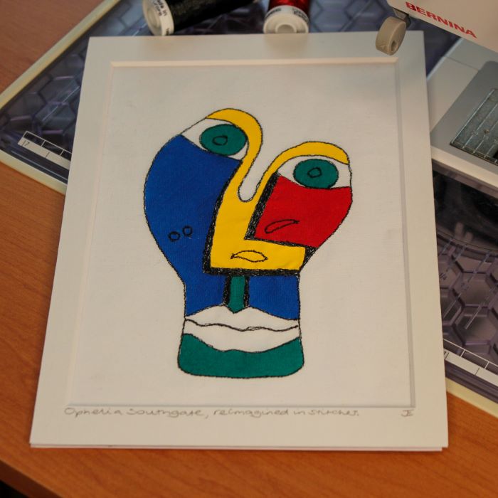 Handmade Melbourne Screen Printed & Embroidered Artwork