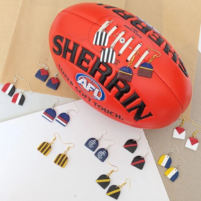 AFL Football Earrings