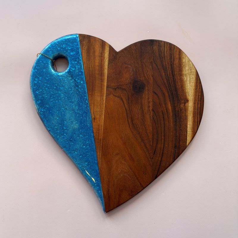 Heart Resin Cheese Boards