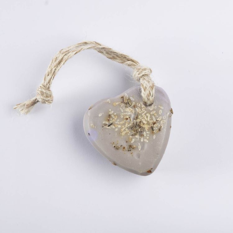 Handmade Heart Shaped Soap on a Rope