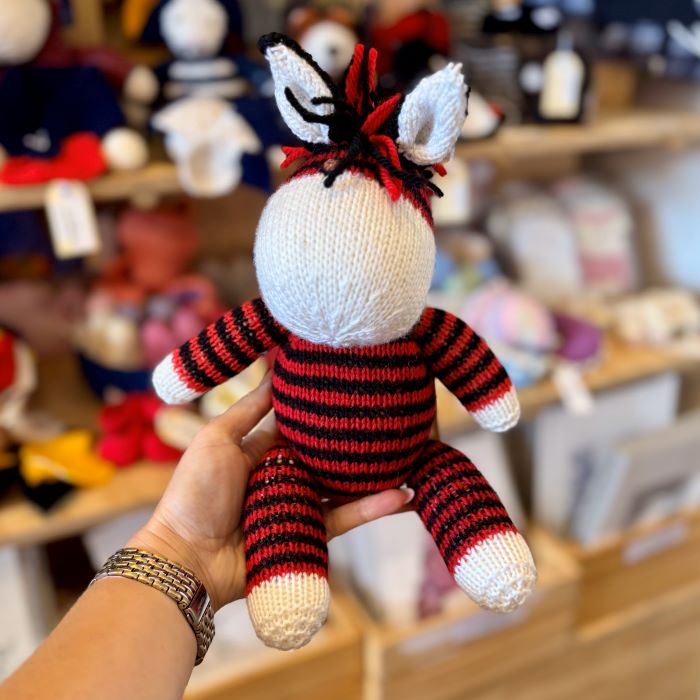 Knitted Footy Toys