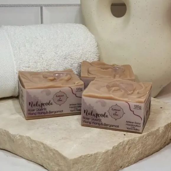 Handmade Crystal Soap Bar