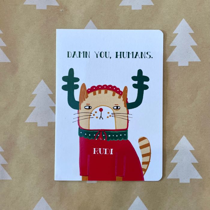 Handmade Quirky Christmas Cards by Cheerio