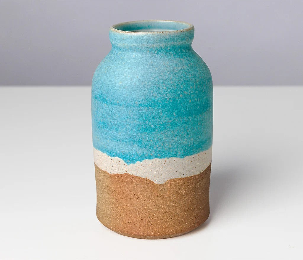 Handmade Alperstein Ceramics - Blue  Drip