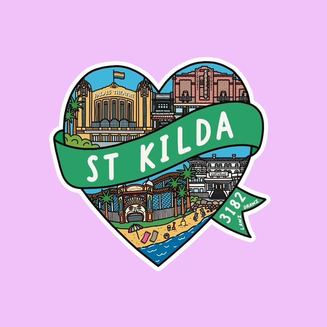 Melbourne Suburb Stickers