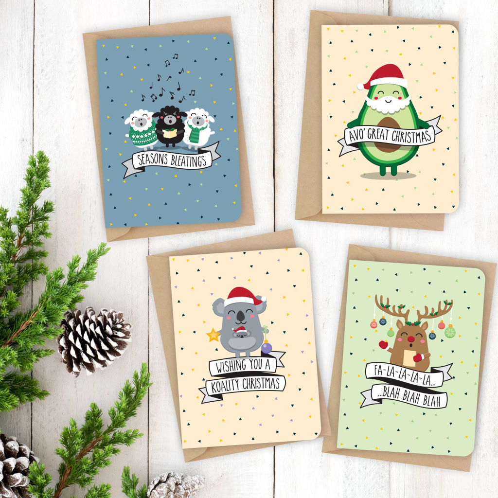 Little Blah Christmas Cards