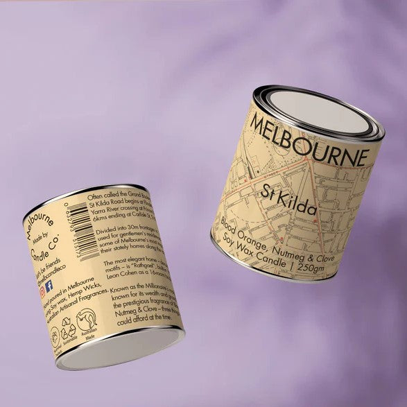 Melbourne Suburb Candles