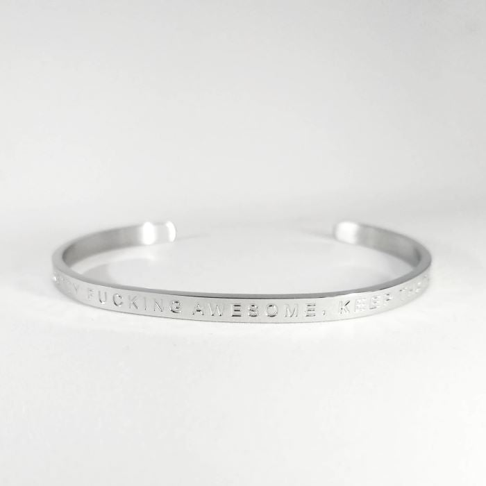 Positive Affirmation Cuff Bangles