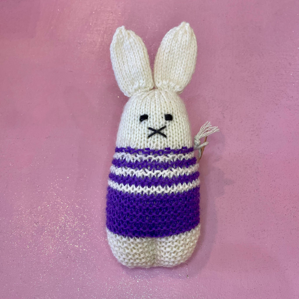 Knitted Bunny Rattles