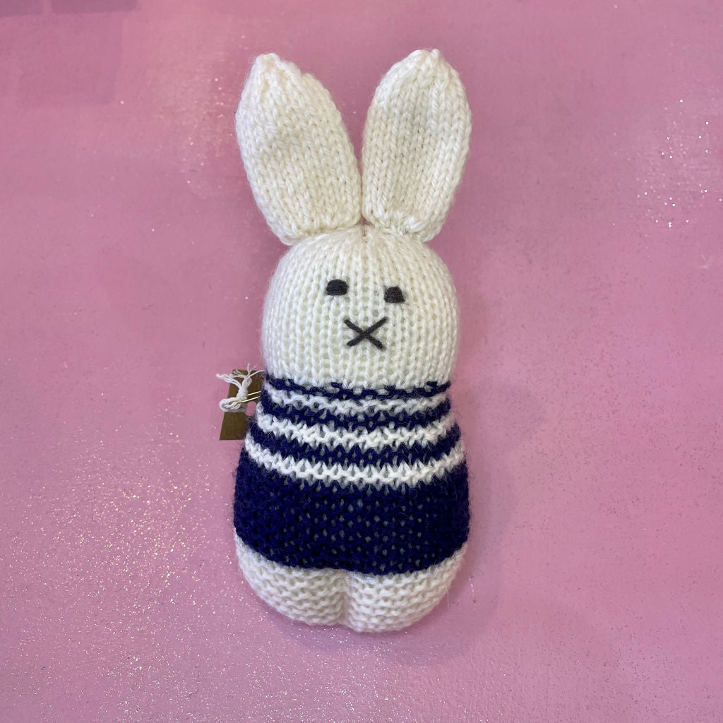 Knitted Bunny Rattles