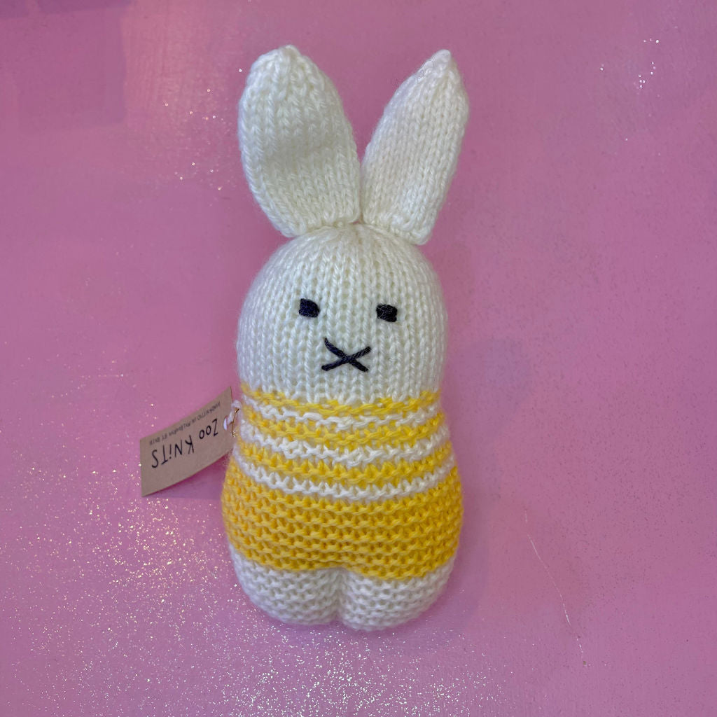 Knitted Bunny Rattles