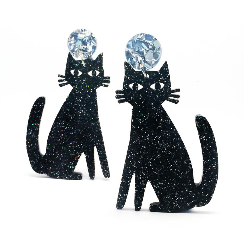 Spooky Cat Earrings