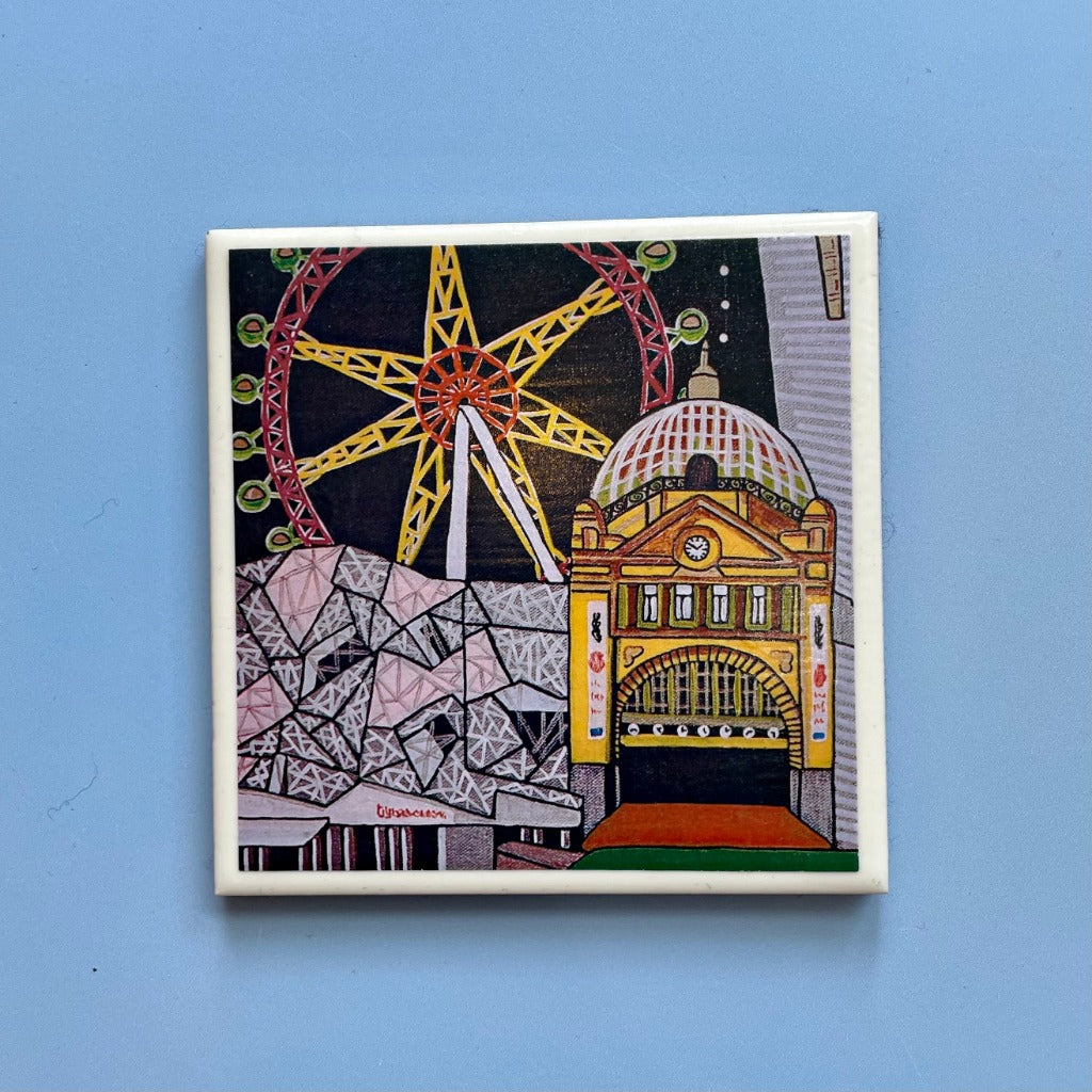 Melbourne / Richmond Handmade Coasters