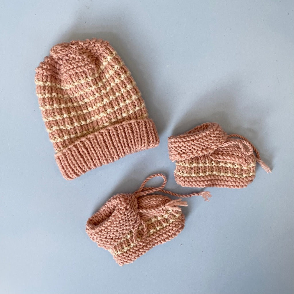 Prem. Baby Beanie & Bootie Set