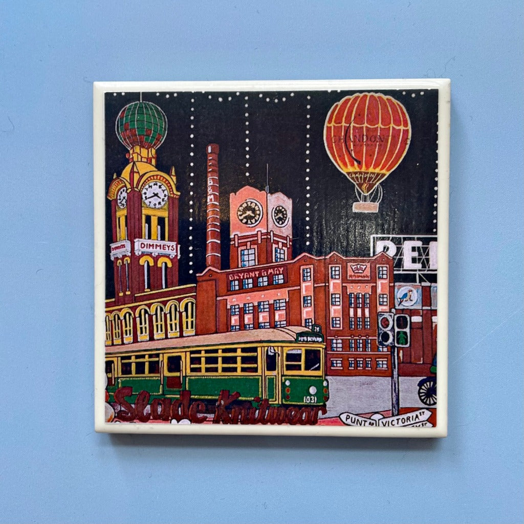 Melbourne / Richmond Handmade Coasters