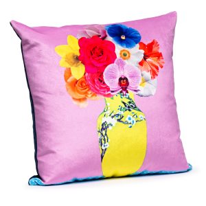 Floral Velvet Printed Cushions
