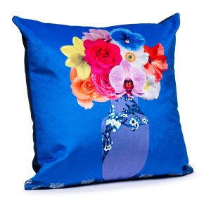 Floral Velvet Printed Cushions