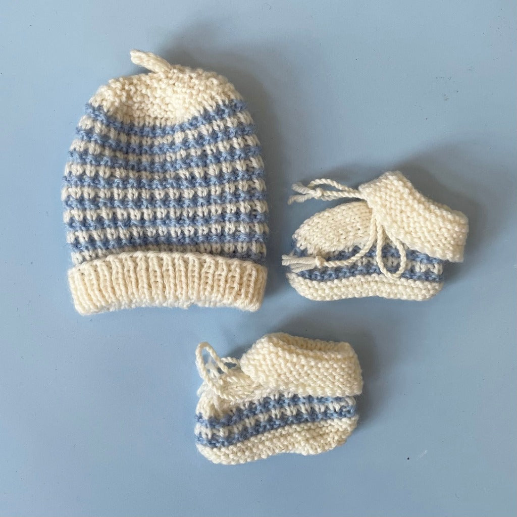 Prem. Baby Beanie & Bootie Set