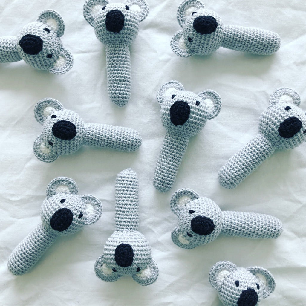 Crochet Koala rattle - Made to Order