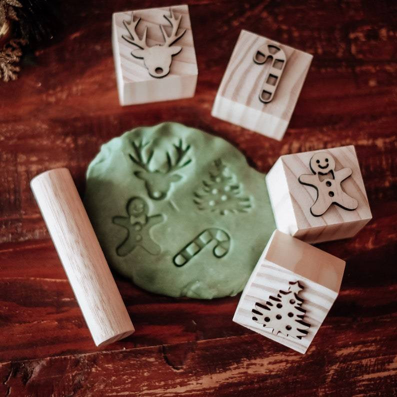 Christmas Playdough / Cookie Stamps