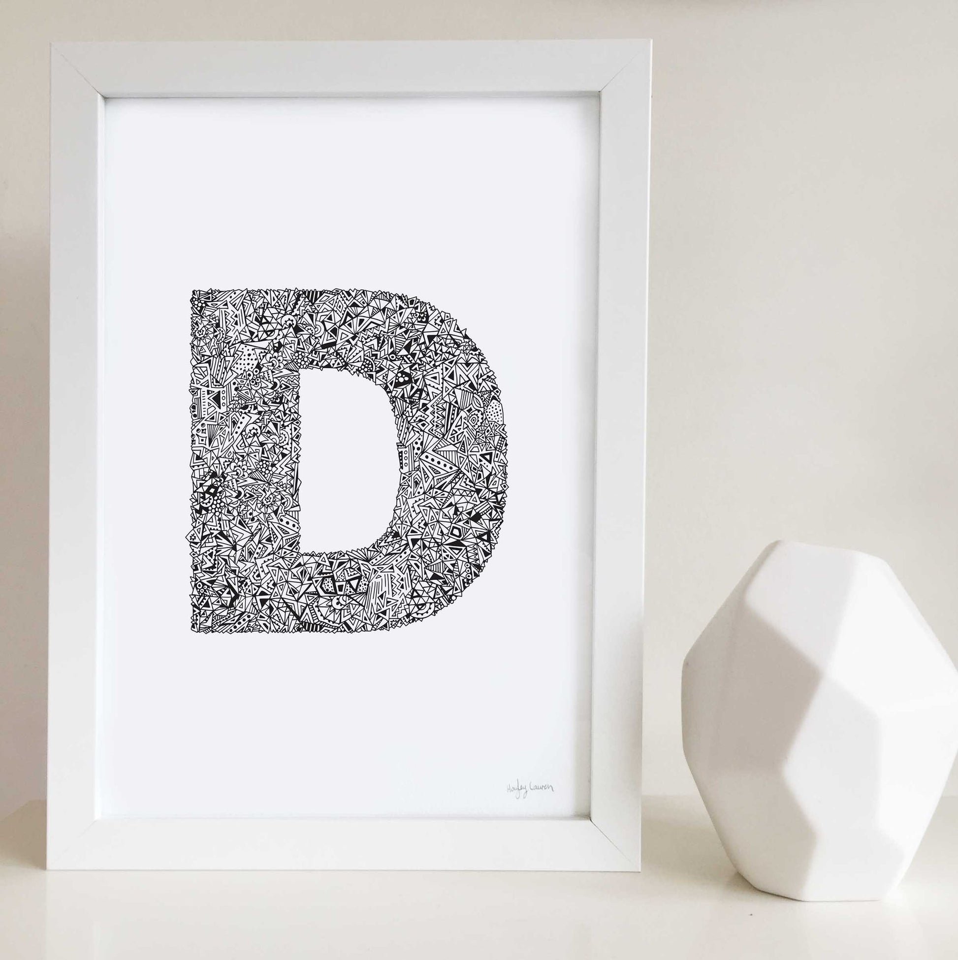 Geometric Alphabet Prints