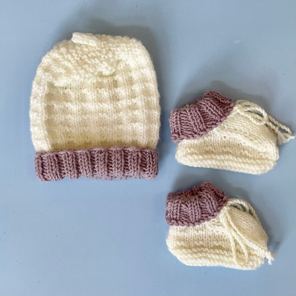 Prem. Baby Beanie & Bootie Set