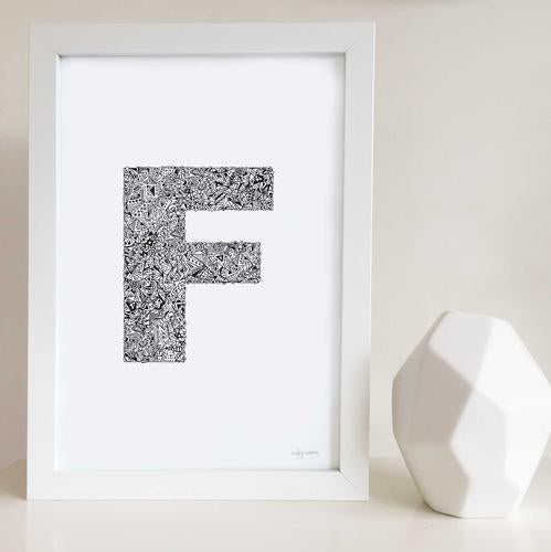 Geometric Alphabet Prints