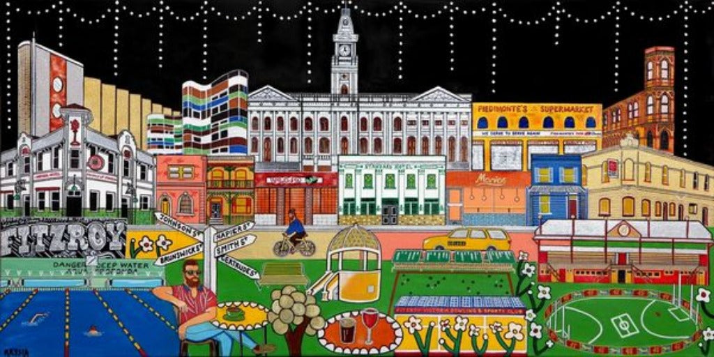 Limited Edition Suburb and City Prints by Krysia Mosley