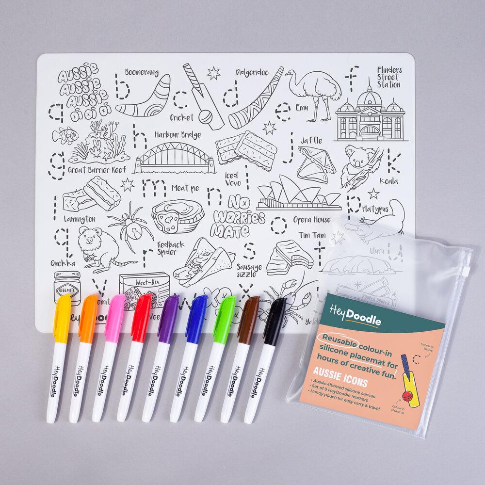 Reusable Silicone Drawing Mats