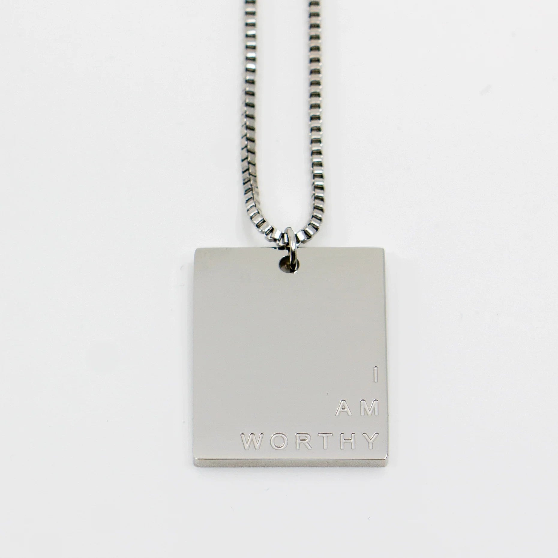 Positive Affirmation Pendant Necklace
