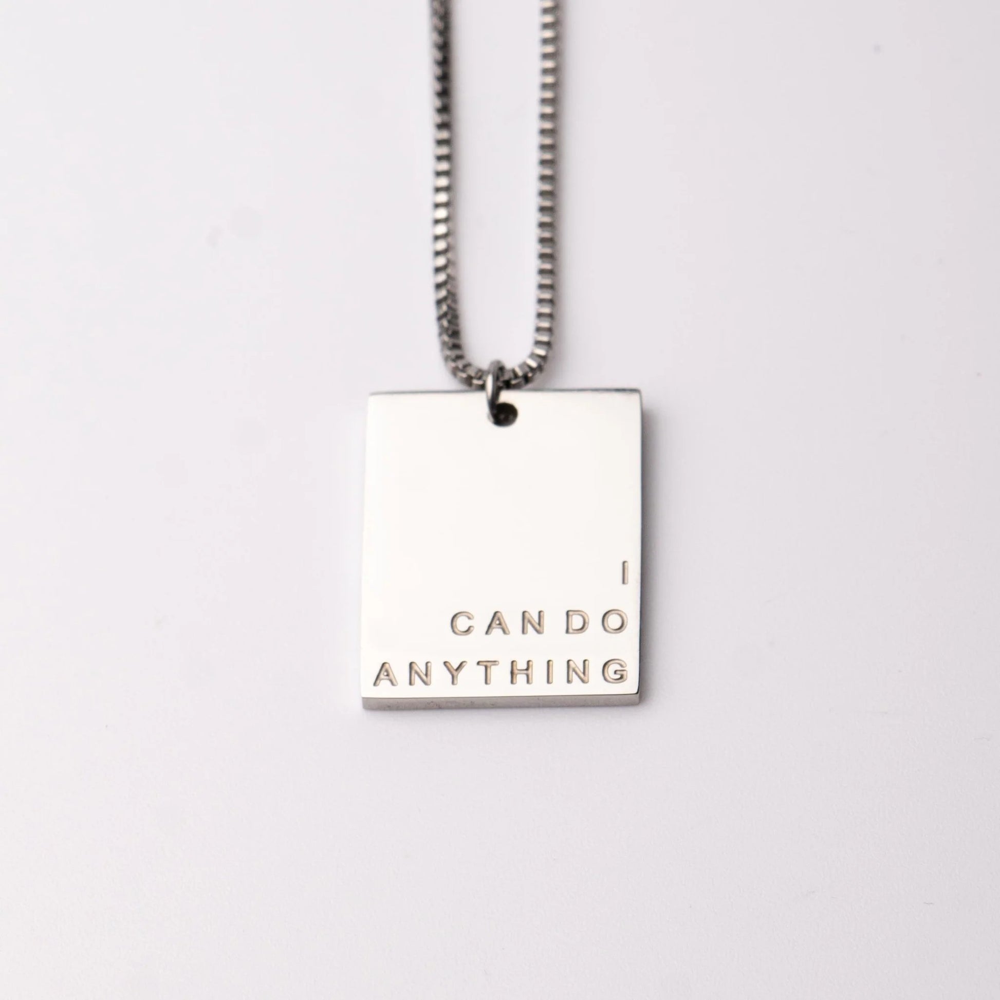 Positive Affirmation Pendant Necklace