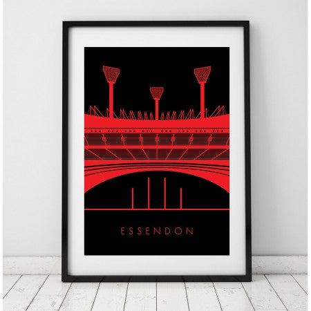 AFL Footy Prints by Mopsy