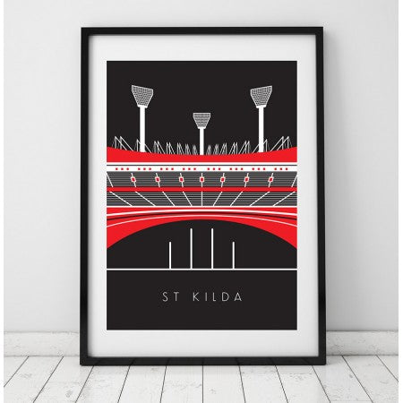 AFL Footy Prints by Mopsy