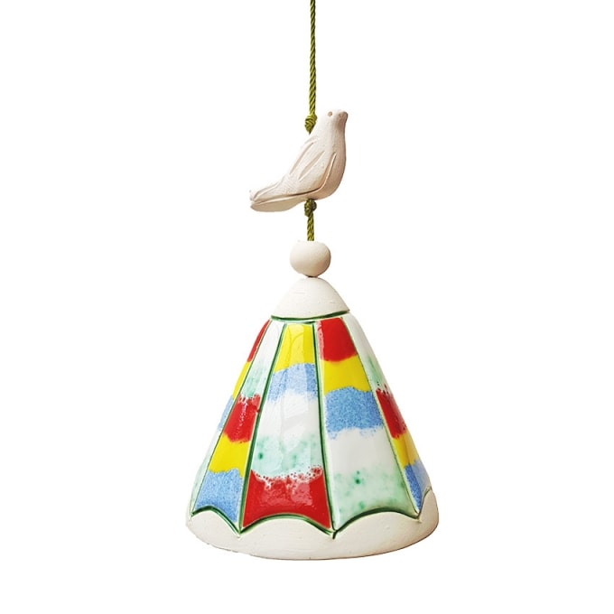 Migle Bird On Top Ceramic Bell