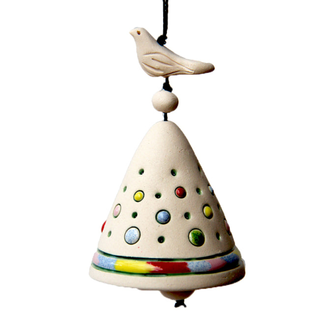 Migle Bird On Top Ceramic Bell