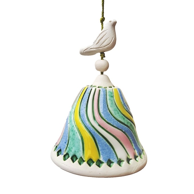 Migle Bird On Top Ceramic Bell