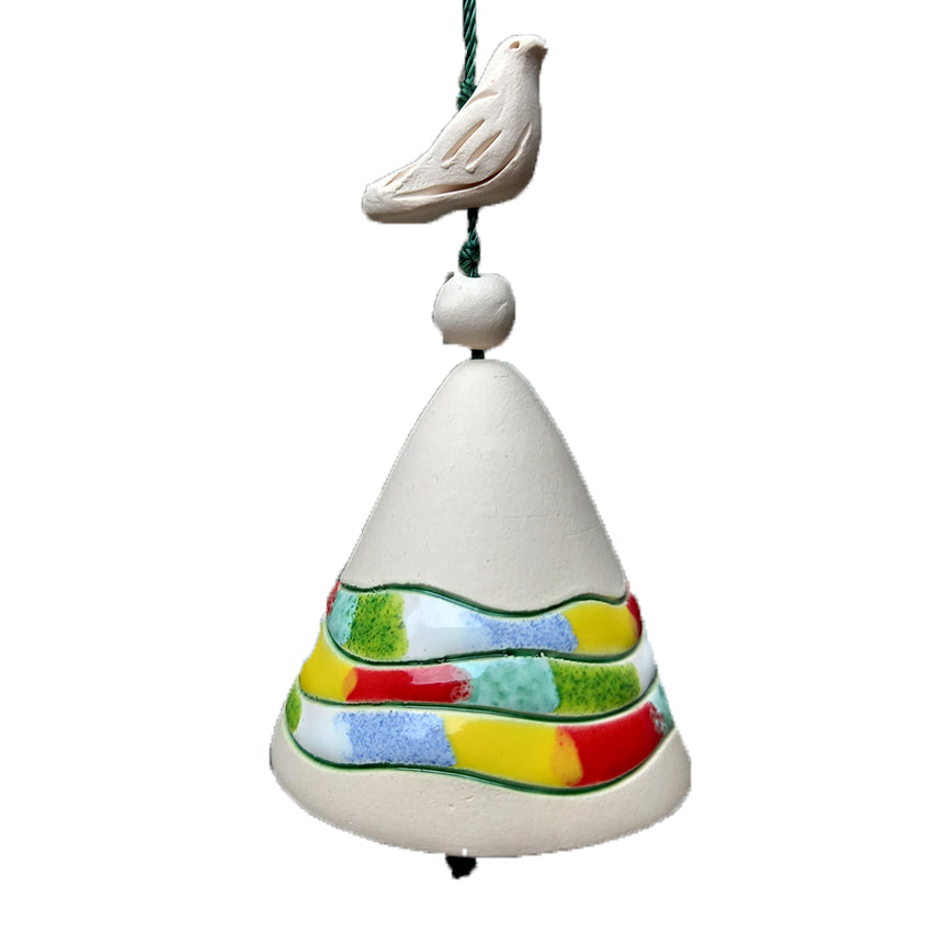 Migle Bird On Top Ceramic Bell