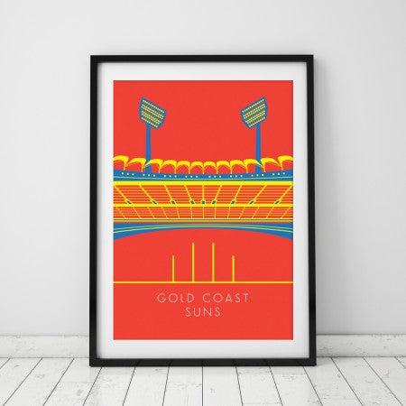 AFL Footy Prints by Mopsy