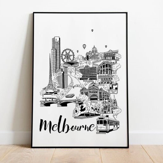 Melbourne Prints by Vicinity Store