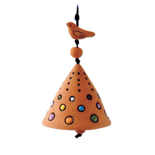 Migle Bird On Top Ceramic Bell