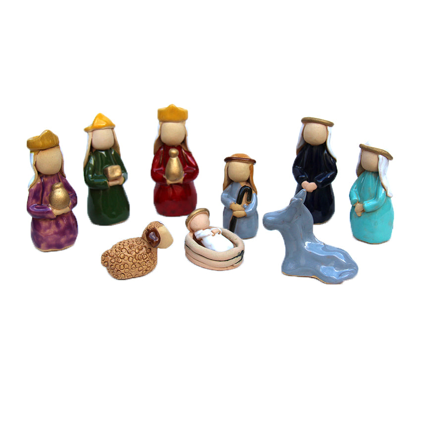 Ceramic Nativity Set
