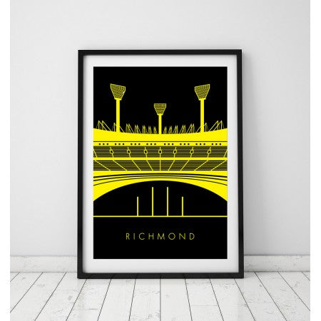 AFL Footy Prints by Mopsy
