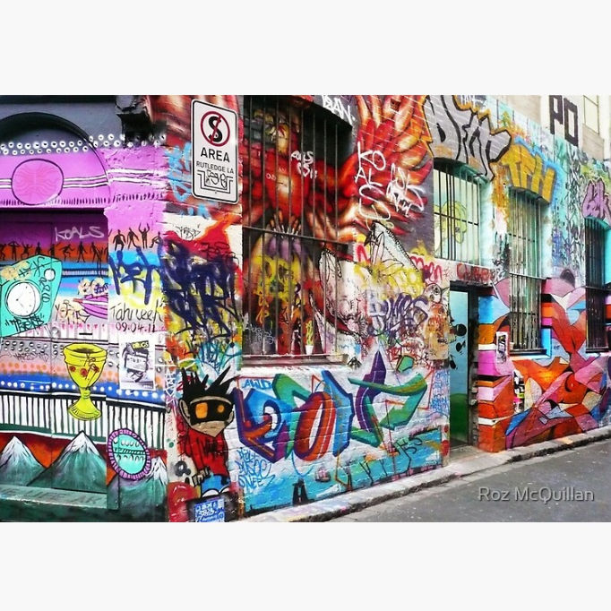 Melbourne Graffiti Photography by Roz McQuillan