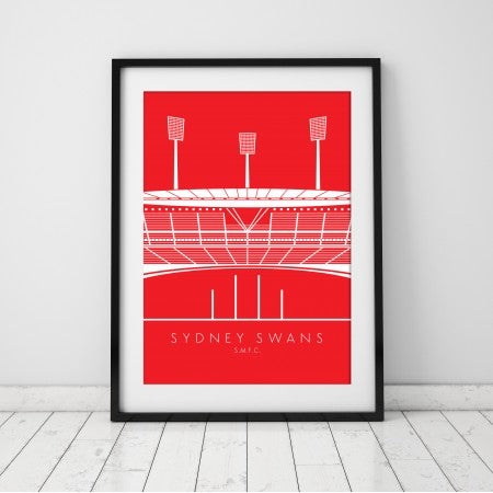 AFL Footy Prints by Mopsy