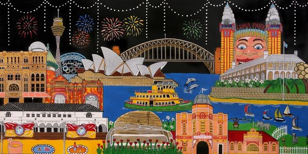 Limited Edition Suburb and City Prints by Krysia Mosley